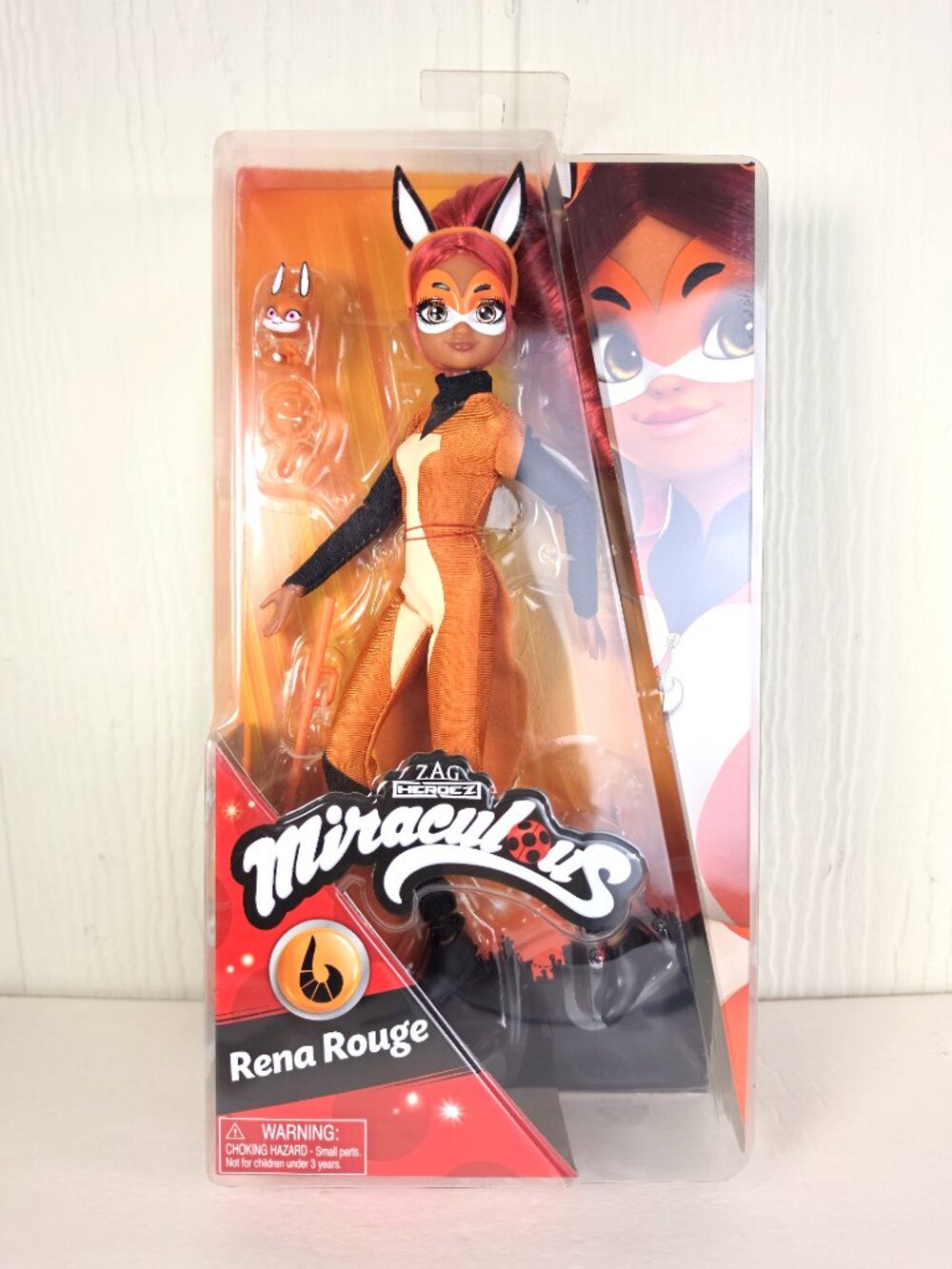 Miraculous Ladybug Rena Rouge Fashion Doll 10.5" Fox Themed Superhero Sealed Box